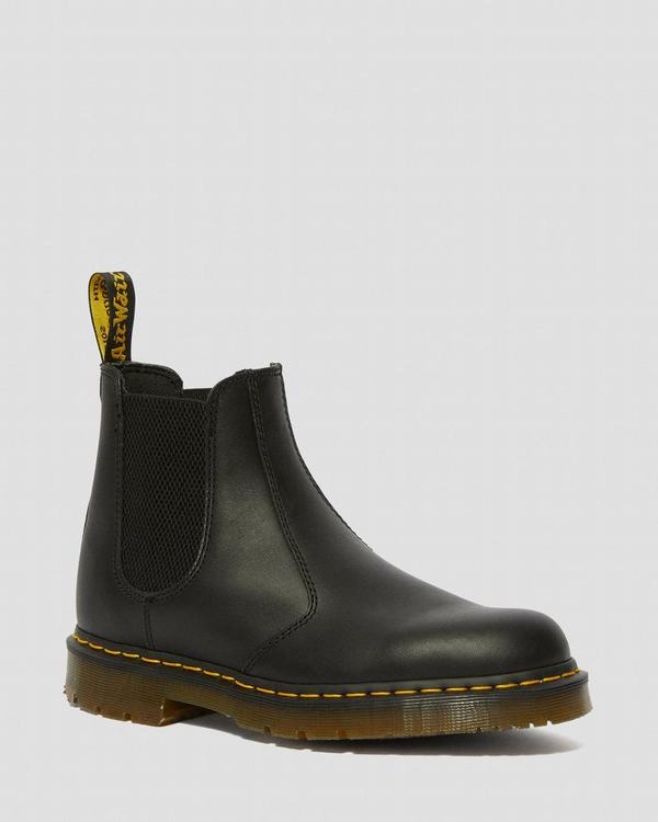 Dr Martens Dámské Chelsea Boty 2976 Slip Resistant Černé, CZ-781492